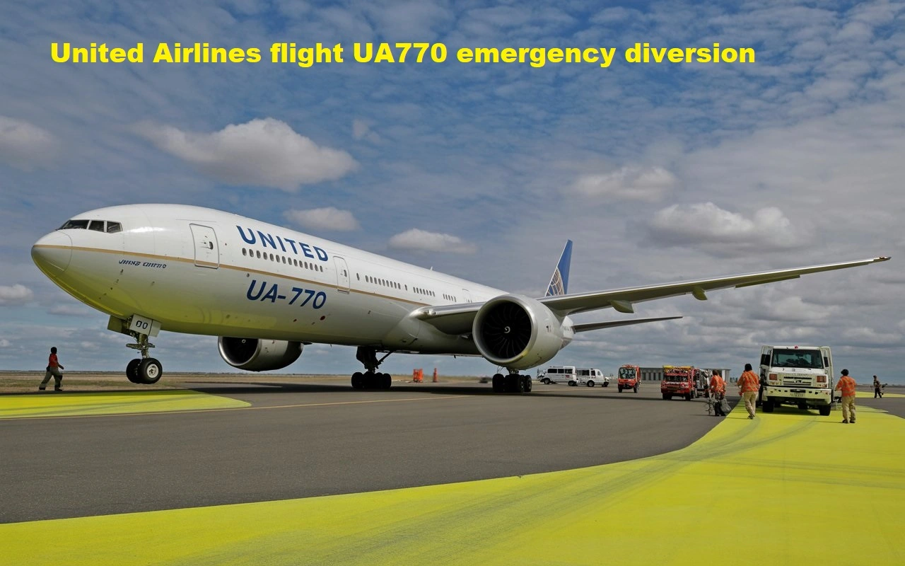 United airlines flight ua770 emergency diversion